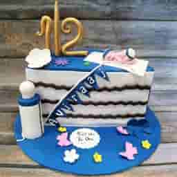 Half Birthday Cake for Boys
