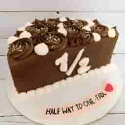 Half Birthday Chocolate Cake