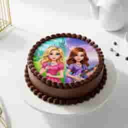 Barbie Truffle Cake