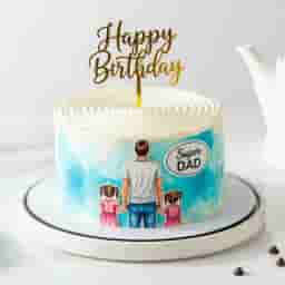 Super Dad Cake for Birthday