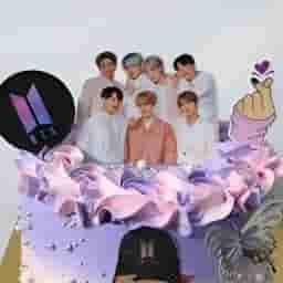 BTS Theme Cake