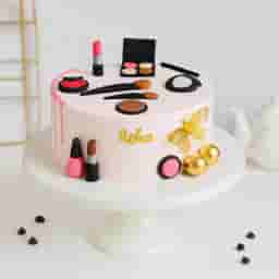 Makeup Theme Cake