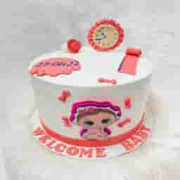 New Born Baby Cake For Girl