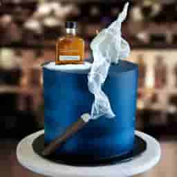 Cigar Theme Cake