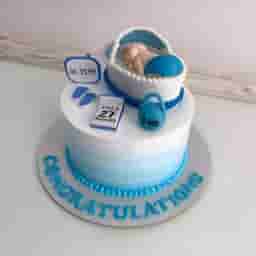 Welcome Baby Details Cake