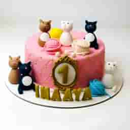Kitty Theme Cake