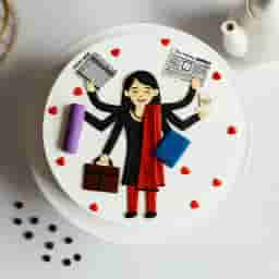 Multi-Tasking Mom Cake