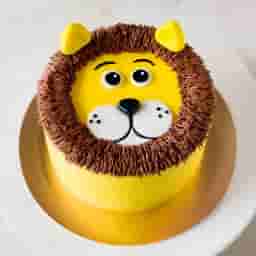 Lion Face Cake