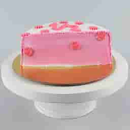 Floral Half Cake
