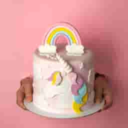 Unicorn Fondant Cake