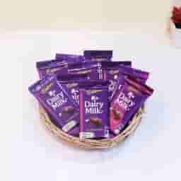 Dairy Milk Chocolate Basket