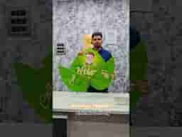 Leaf Design Name Board with Photo video thumbnail