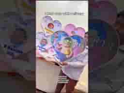 Heart Shape Baby Name Reveal Board video thumbnail