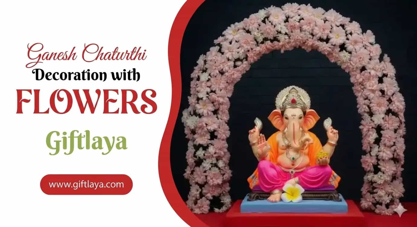 Ganesh Chaturthi Decoration Ideas with Flowers