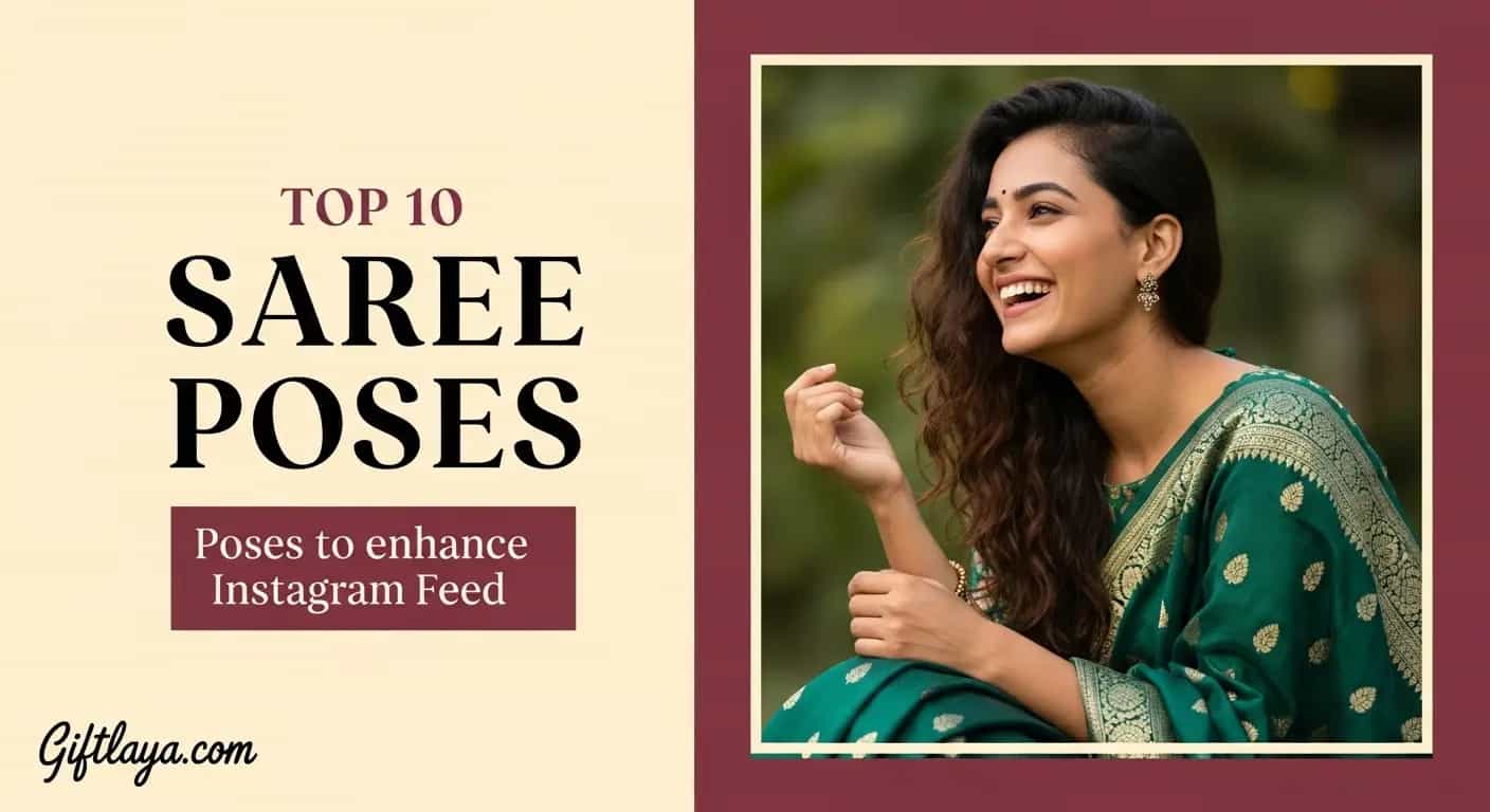 Instagram Saree Poses Photoshoot Ideas