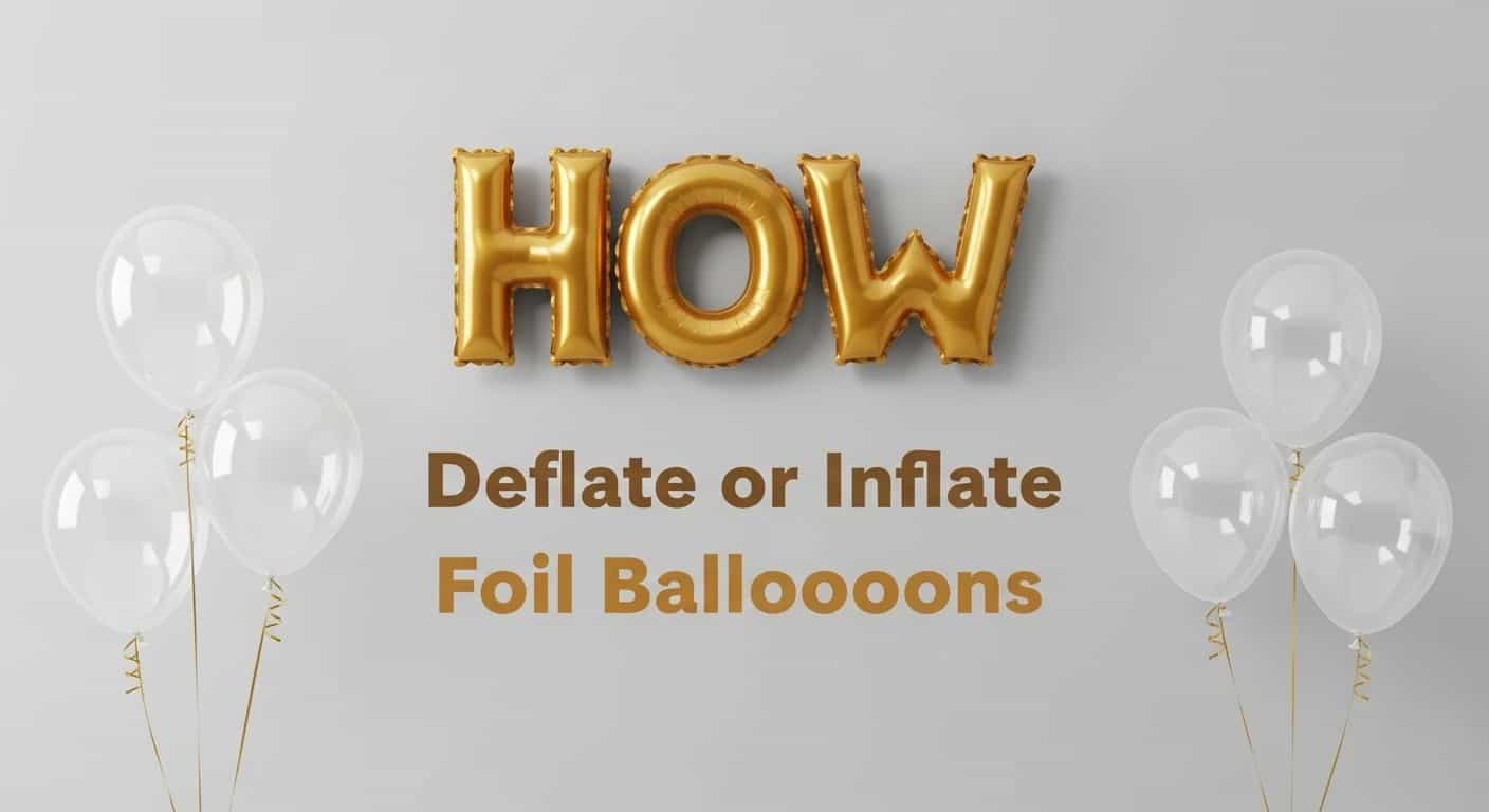 How to Inflate and Deflate Foil Balloons: A Step-by-Step Guide