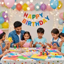 Art And Craft Artist For Kids Birthday Party