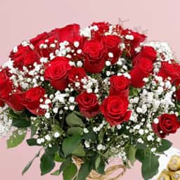 Romantic Rose Chocolate Box