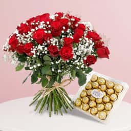 Romantic Rose Chocolate Box