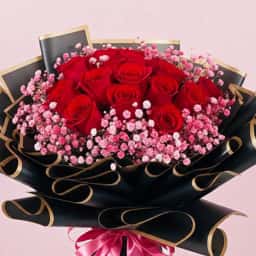 Valentine Special Flower Bouquet for Girlfriend