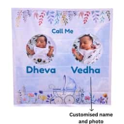 Baby Twins Flex Name Board