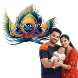 Peacock Name Board for Newborn 