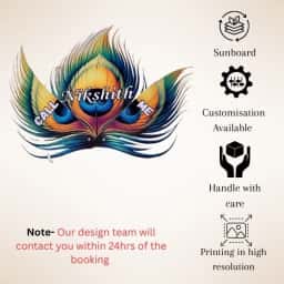 Peacock Name Board for Newborn 