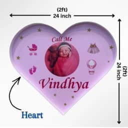 Cute Radha Ji Baby Name Reveal Board