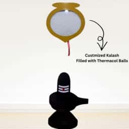 Shiv Ling with Kalash Name Board