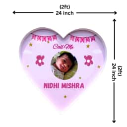 Cute Baby Girl Name Reveal Board