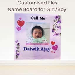 Custom Flex Name Reveal Board