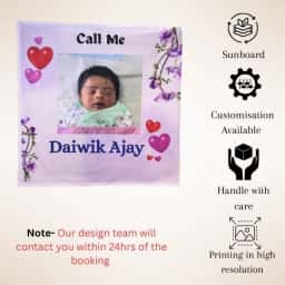 Custom Flex Name Reveal Board