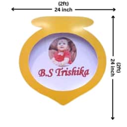 Lord Buddha Theme Name Reveal Board 