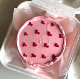 Mini Hearts Bento Cake