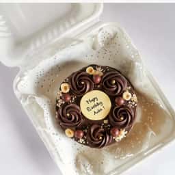 Chocolate Nutty Bento Cake