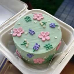 Cute Floral Bento Cake