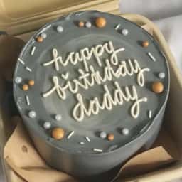 Grey Bento Box Cake