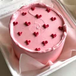 Mini Hearts Bento Cake