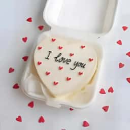 I Love You Bento Cake