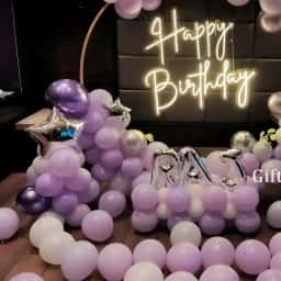 Purple Pastel Ring Decoration