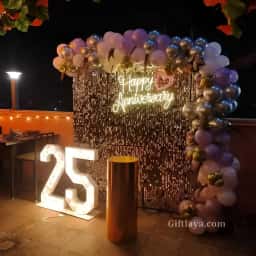 25th Anniversary Sequence Decor