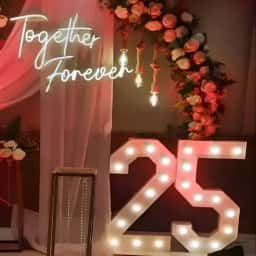 Anniversary Flower Backdrop