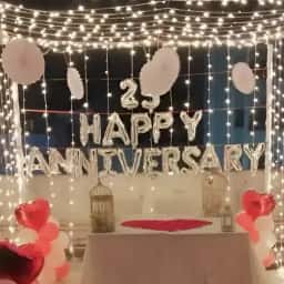 Premium Anniversary Terrace Decor