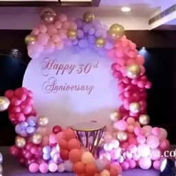 Customized Anniversary Backdrop