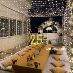 Boho Theme Anniversary Decoration