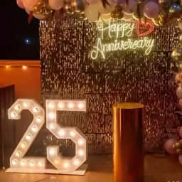 25th Anniversary Sequence Decor