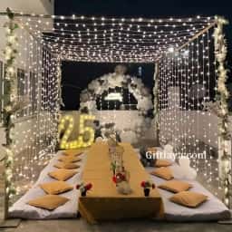 Boho Theme Anniversary Decoration