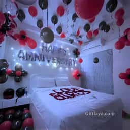 Romantic Anniversary Room Setup