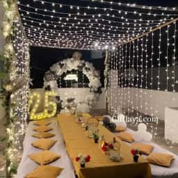 Boho Theme Anniversary Decoration