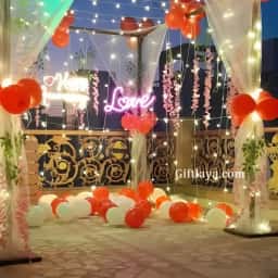 Anniversary Light Setup